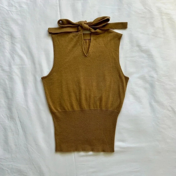 Vintage Y2K Forever 21 Sleeveless High Neck Sweater - Picture 4 of 6